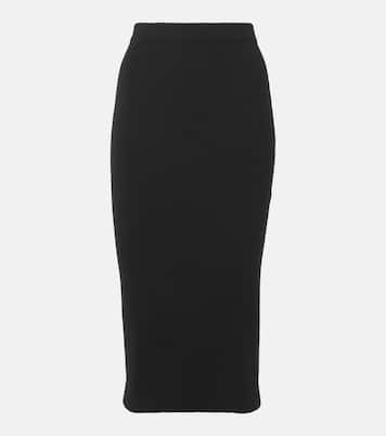 Jupe crayon en laine | Saint Laurent