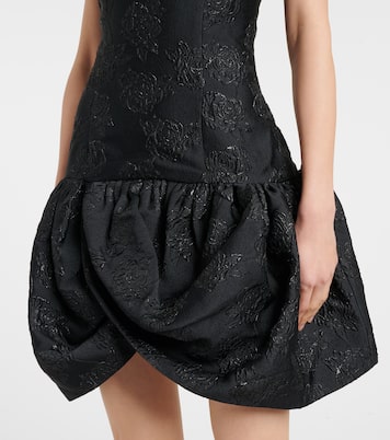 Robe en jacquard à fleurs | Rotate