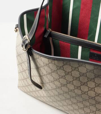 Tote GG Large aus Canvas mit Leder | Gucci