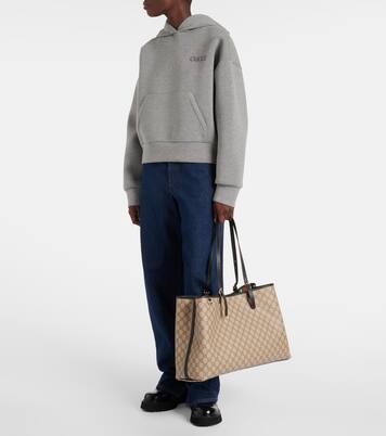 Tote GG Large aus Canvas mit Leder | Gucci