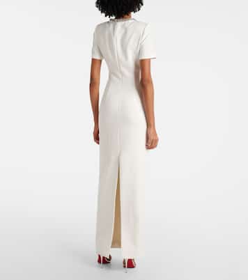Robe aus Crêpe mit Kristallen | Roland Mouret