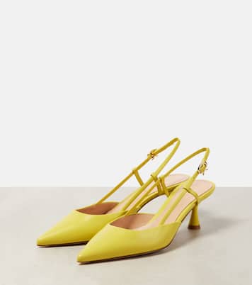 Ascent 55 leather slingback pumps | Gianvito Rossi