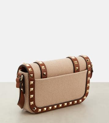 Rockstud Micro canvas crossbody bag | Valentino Garavani