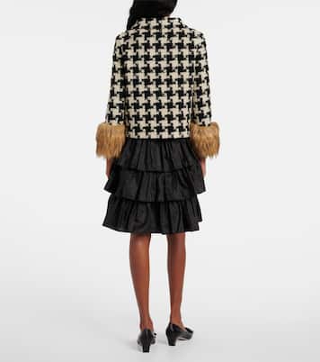 Giacca Macro in tweed di misto lana | Valentino