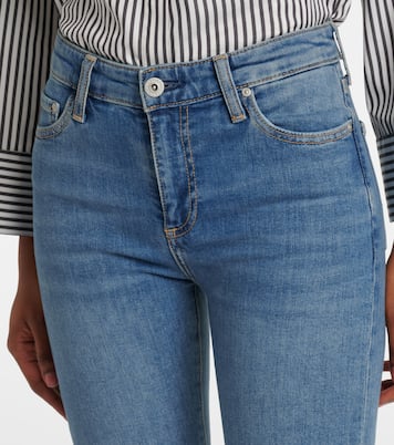 Jeans flared Jodi Crop de tiro alto | AG Jeans