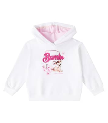 Felpa in misto cotone con cappuccio | Monnalisa