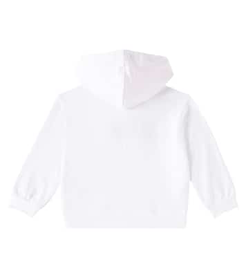 Felpa in misto cotone con cappuccio | Monnalisa