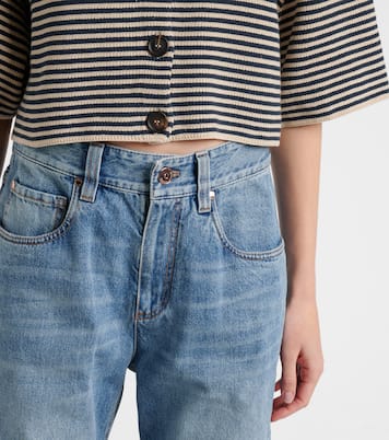 Jeans regular a vita media | Brunello Cucinelli