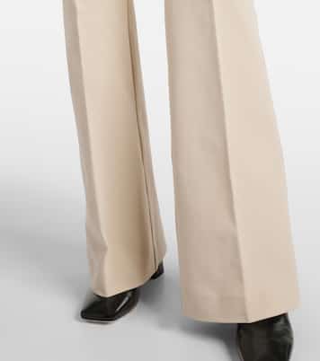 Pantaloni flared Tafira in gabardine | Joseph