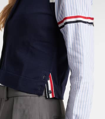 Gilet 4-Bar in jersey di cotone | Thom Browne