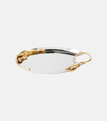 Vassoio Fern Medium placcato in oro 24kt | L'Objet
