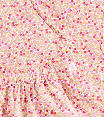 Camicia e shorts in cotone con stampa | Il Gufo