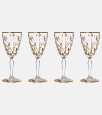 Set of 4 crystal wine glasses | Les-Ottomans