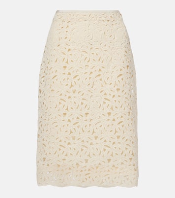 Gonna a tubino in jersey di cotone | Moncler
