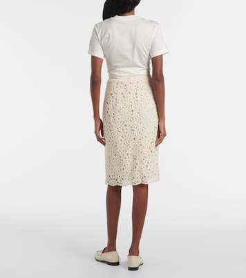 Gonna a tubino in jersey di cotone | Moncler