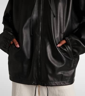 Veste bomber Jilly oversize en cuir | The Row