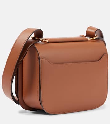 Lingot leather crossbody bag | Delvaux