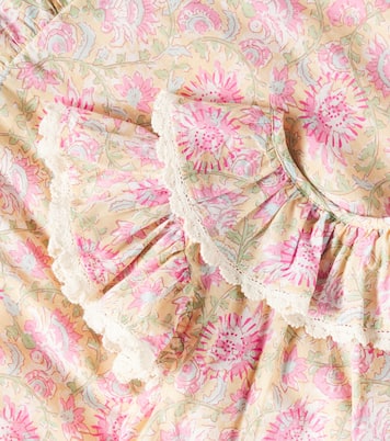 Bedrucktes Kleid Natiya aus Baumwoll-Voile | Louise Misha