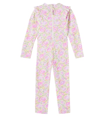 Mono de baño Linette floral con volantes | Louise Misha