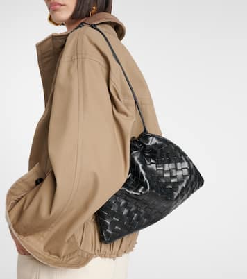 Pochette Dustbag en cuir intrecciato | Bottega Veneta