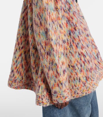 Cárdigan de mezcla de lana, mohair y algodón | Loewe