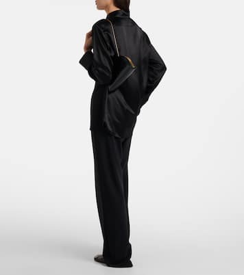 Sylvia leather clutch | The Row