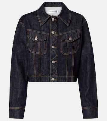 Cropped denim jacket | Victoria Beckham