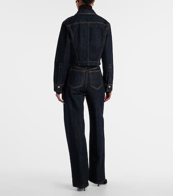 Cropped denim jacket | Victoria Beckham
