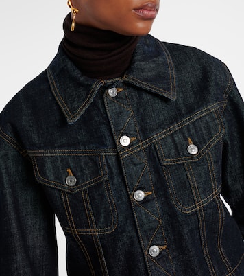 Cropped denim jacket | Victoria Beckham