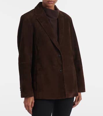Blazer aus Veloursleder | Vince