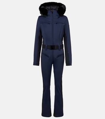 Parry faux fur-trimmed ski suit | Goldbergh