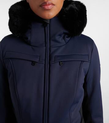 Parry faux fur-trimmed ski suit | Goldbergh
