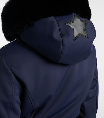 Parry faux fur-trimmed ski suit | Goldbergh
