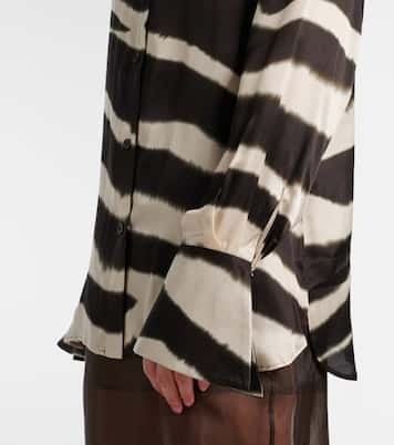 Printed satin shirt | Nina Ricci