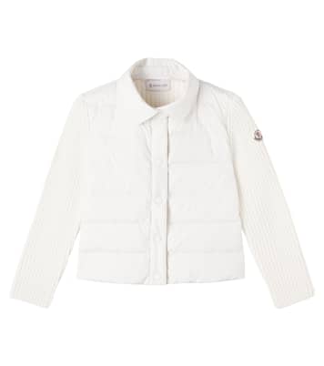 Daunenjacke mit Schurwolle | Moncler Enfant