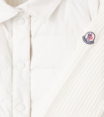 Daunenjacke mit Schurwolle | Moncler Enfant