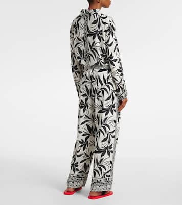 Pantalones palazzo Claudia estampados | Velvet