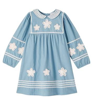 Besticktes Kleid Inga aus Baumwolle | Bebe Organic