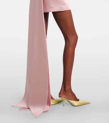 Lalani bow-detail satin minidress | The New Arrivals Ilkyaz Ozel