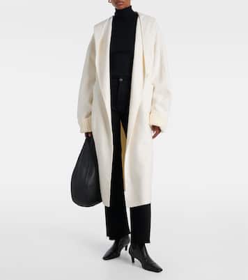 Hooded wool and cashmere coat | Aya Muse