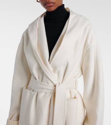 Hooded wool and cashmere coat | Aya Muse