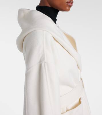 Hooded wool and cashmere coat | Aya Muse