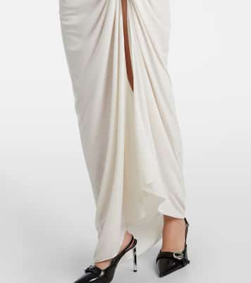 Belted draped gown | Coperni