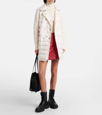 Down-paneled wool and cashmere cardigan | Moncler