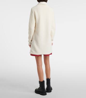 Down-paneled wool and cashmere cardigan | Moncler