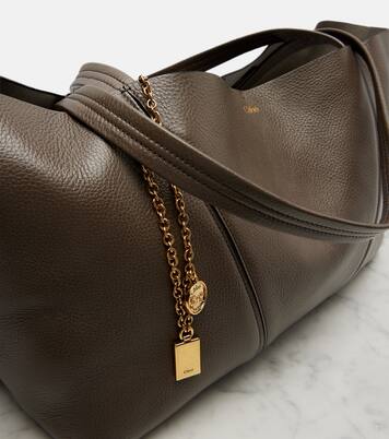 Chloé Spin Medium leather tote bag | Chloé