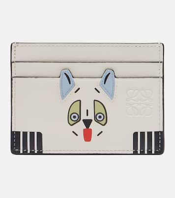 x Louis Wain Cats leather card holder | Loewe