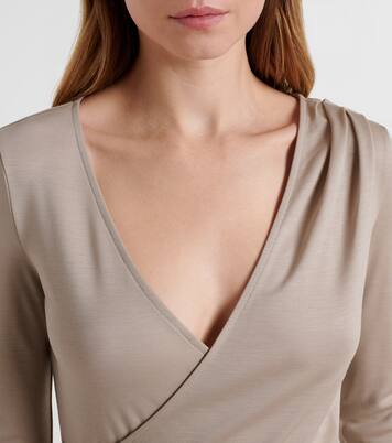 Top envolvente Adagio de lana virgen | Max Mara