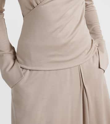 Top envolvente Adagio de lana virgen | Max Mara