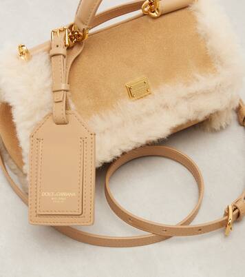 My Sicily Small suede top-handle bag | Dolce&Gabbana